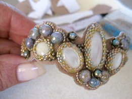 11 How to; Free form cuff bracelet - Bracelet La Dune - Mirlady® Jewel Art